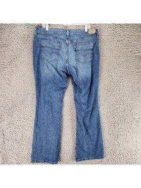 Levis Jeans Womens 16 515 Blue Stretch Denim Bootcut *Read*